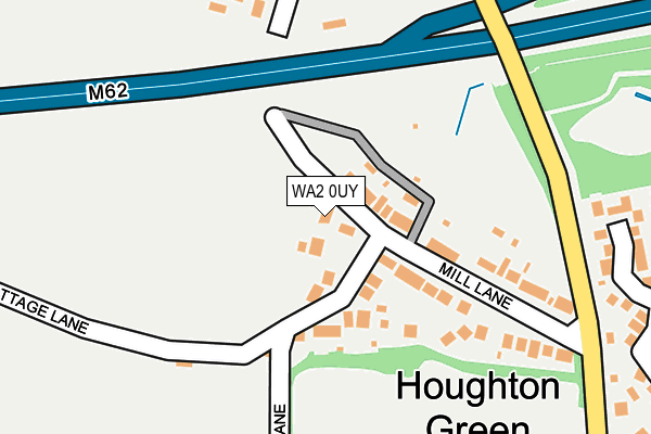 WA2 0UY map - OS OpenMap – Local (Ordnance Survey) WA2 0UY map - OS OpenMap – Local (Ordnance Survey)