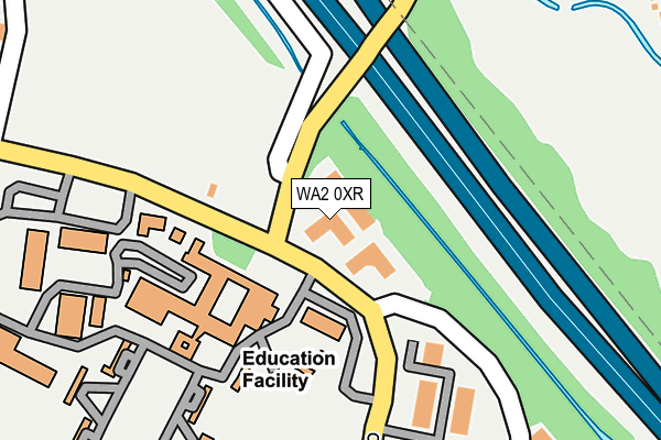 WA2 0XR map - OS OpenMap – Local (Ordnance Survey) WA2 0XR map - OS OpenMap – Local (Ordnance Survey)