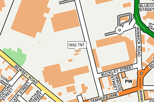WA2 7NT map - OS OpenMap – Local (Ordnance Survey) WA2 7NT map - OS OpenMap – Local (Ordnance Survey)