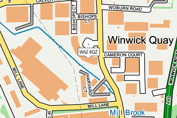 WA2 8QZ map - OS OpenMap – Local (Ordnance Survey) WA2 8QZ map - OS OpenMap – Local (Ordnance Survey)