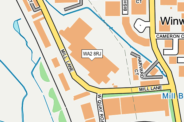 WA2 8RJ map - OS OpenMap – Local (Ordnance Survey) WA2 8RJ map - OS OpenMap – Local (Ordnance Survey)