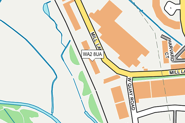 WA2 8UA map - OS OpenMap – Local (Ordnance Survey) WA2 8UA map - OS OpenMap – Local (Ordnance Survey)