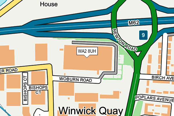 WA2 8UH map - OS OpenMap – Local (Ordnance Survey) WA2 8UH map - OS OpenMap – Local (Ordnance Survey)