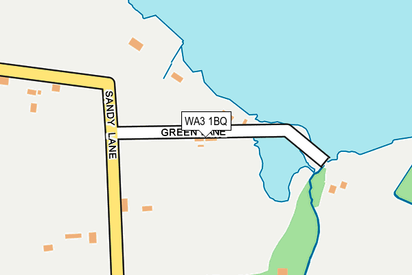 WA3 1BQ map - OS OpenMap – Local (Ordnance Survey) WA3 1BQ map - OS OpenMap – Local (Ordnance Survey)