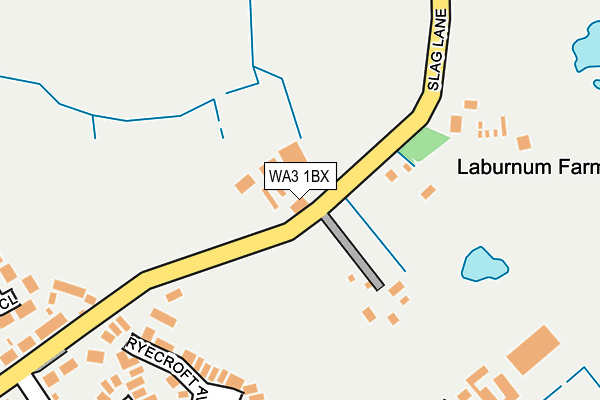 WA3 1BX map - OS OpenMap – Local (Ordnance Survey) WA3 1BX map - OS OpenMap – Local (Ordnance Survey)