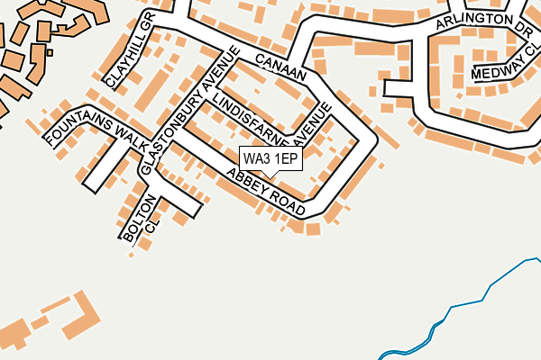 WA3 1EP map - OS OpenMap – Local (Ordnance Survey) WA3 1EP map - OS OpenMap – Local (Ordnance Survey)