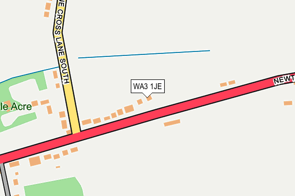 WA3 1JE map - OS OpenMap – Local (Ordnance Survey) WA3 1JE map - OS OpenMap – Local (Ordnance Survey)