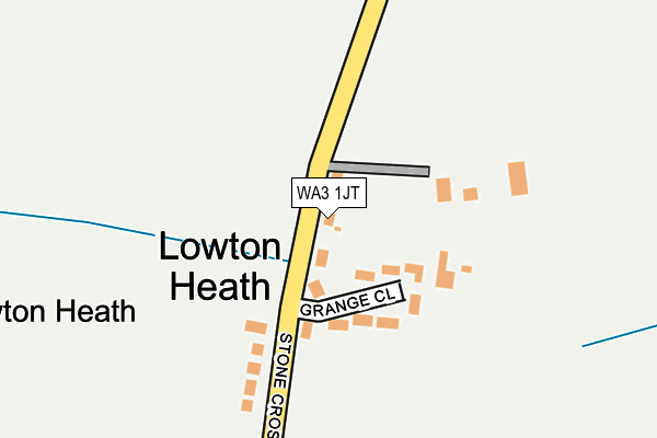 WA3 1JT map - OS OpenMap – Local (Ordnance Survey) WA3 1JT map - OS OpenMap – Local (Ordnance Survey)