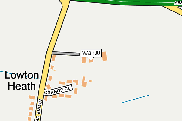 WA3 1JU map - OS OpenMap – Local (Ordnance Survey) WA3 1JU map - OS OpenMap – Local (Ordnance Survey)