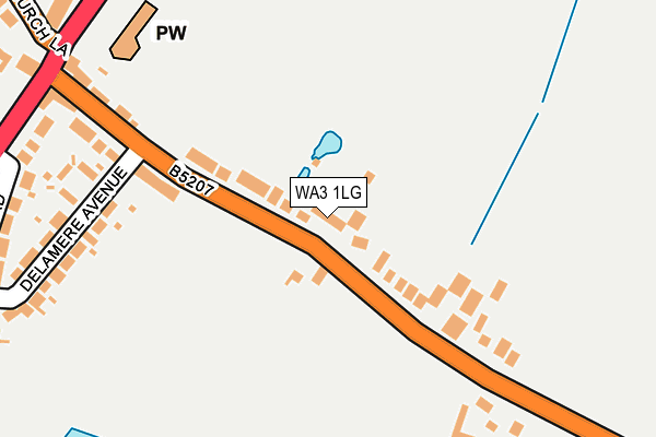 WA3 1LG map - OS OpenMap – Local (Ordnance Survey) WA3 1LG map - OS OpenMap – Local (Ordnance Survey)