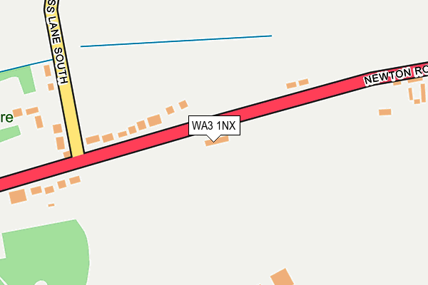 WA3 1NX map - OS OpenMap – Local (Ordnance Survey) WA3 1NX map - OS OpenMap – Local (Ordnance Survey)