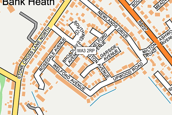WA3 2RP map - OS OpenMap – Local (Ordnance Survey) WA3 2RP map - OS OpenMap – Local (Ordnance Survey)