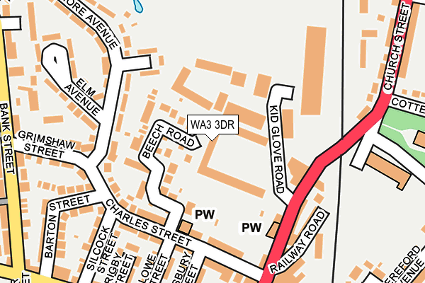 WA3 3DR map - OS OpenMap – Local (Ordnance Survey) WA3 3DR map - OS OpenMap – Local (Ordnance Survey)