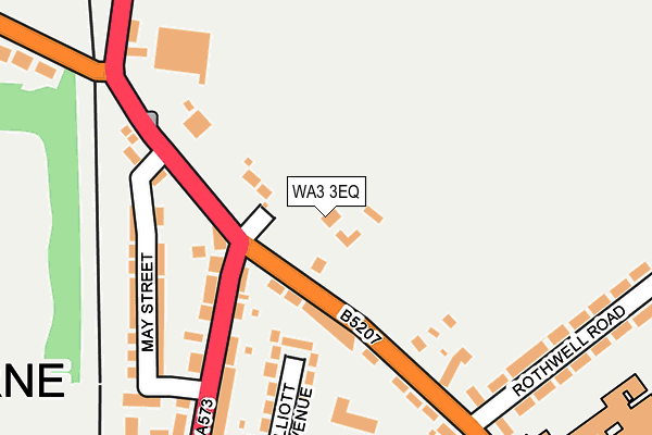 WA3 3EQ map - OS OpenMap – Local (Ordnance Survey) WA3 3EQ map - OS OpenMap – Local (Ordnance Survey)