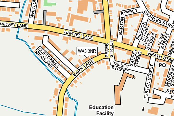 WA3 3NR map - OS OpenMap – Local (Ordnance Survey) WA3 3NR map - OS OpenMap – Local (Ordnance Survey)
