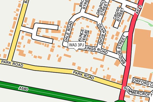 WA3 3PJ map - OS OpenMap – Local (Ordnance Survey) WA3 3PJ map - OS OpenMap – Local (Ordnance Survey)