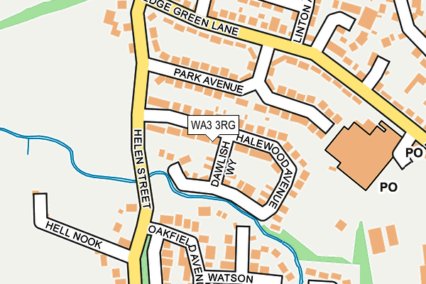 WA3 3RG map - OS OpenMap – Local (Ordnance Survey) WA3 3RG map - OS OpenMap – Local (Ordnance Survey)