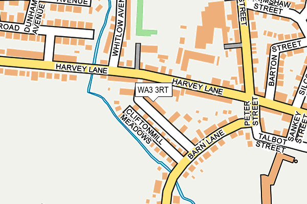 WA3 3RT map - OS OpenMap – Local (Ordnance Survey) WA3 3RT map - OS OpenMap – Local (Ordnance Survey)