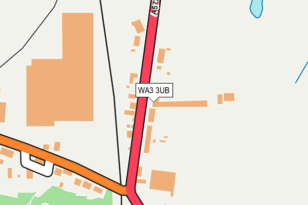 WA3 3UB map - OS OpenMap – Local (Ordnance Survey) WA3 3UB map - OS OpenMap – Local (Ordnance Survey)