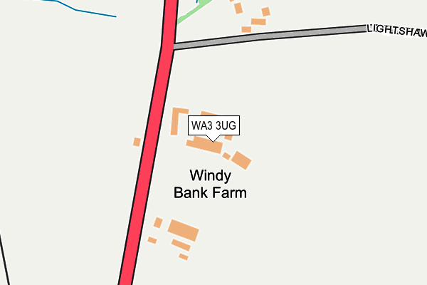 WA3 3UG map - OS OpenMap – Local (Ordnance Survey) WA3 3UG map - OS OpenMap – Local (Ordnance Survey)