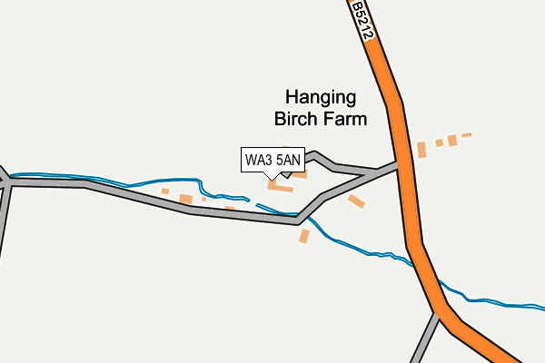 WA3 5AN map - OS OpenMap – Local (Ordnance Survey) WA3 5AN map - OS OpenMap – Local (Ordnance Survey)