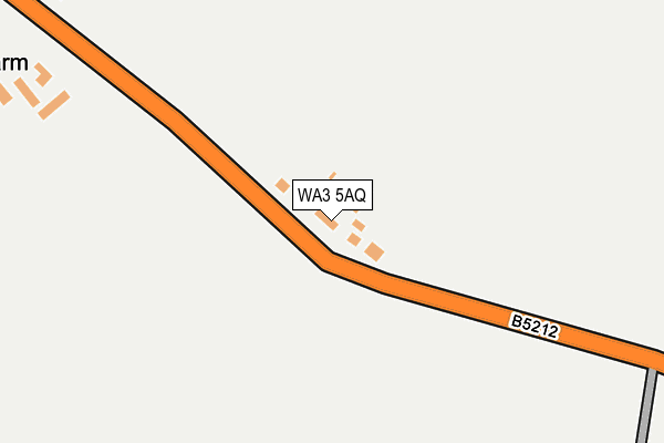 WA3 5AQ map - OS OpenMap – Local (Ordnance Survey) WA3 5AQ map - OS OpenMap – Local (Ordnance Survey)