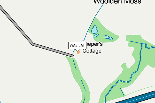 WA3 5AT map - OS OpenMap – Local (Ordnance Survey) WA3 5AT map - OS OpenMap – Local (Ordnance Survey)