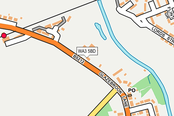 WA3 5BD map - OS OpenMap – Local (Ordnance Survey) WA3 5BD map - OS OpenMap – Local (Ordnance Survey)