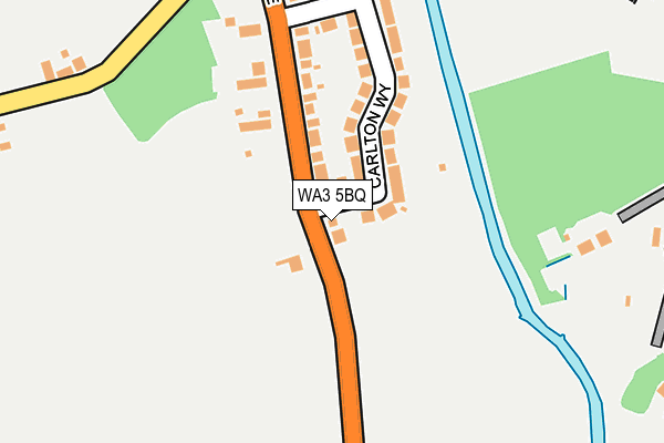 WA3 5BQ map - OS OpenMap – Local (Ordnance Survey) WA3 5BQ map - OS OpenMap – Local (Ordnance Survey)