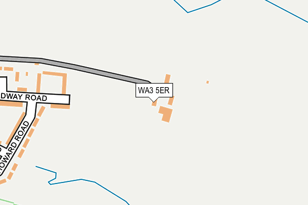 WA3 5ER map - OS OpenMap – Local (Ordnance Survey) WA3 5ER map - OS OpenMap – Local (Ordnance Survey)