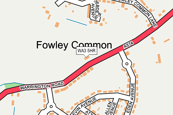 WA3 5HR map - OS OpenMap – Local (Ordnance Survey) WA3 5HR map - OS OpenMap – Local (Ordnance Survey)