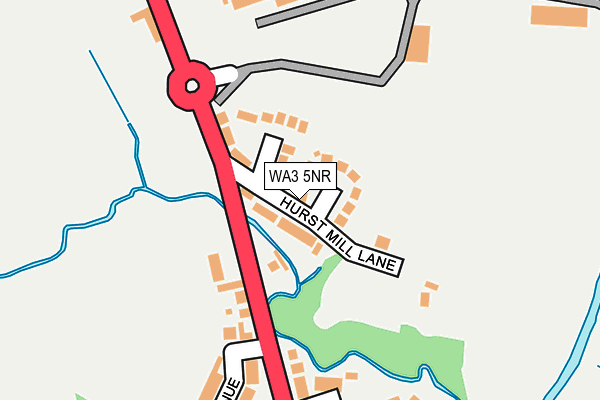 WA3 5NR map - OS OpenMap – Local (Ordnance Survey) WA3 5NR map - OS OpenMap – Local (Ordnance Survey)