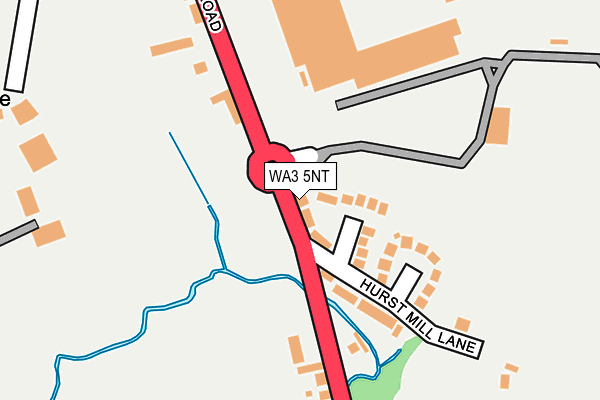 WA3 5NT map - OS OpenMap – Local (Ordnance Survey) WA3 5NT map - OS OpenMap – Local (Ordnance Survey)