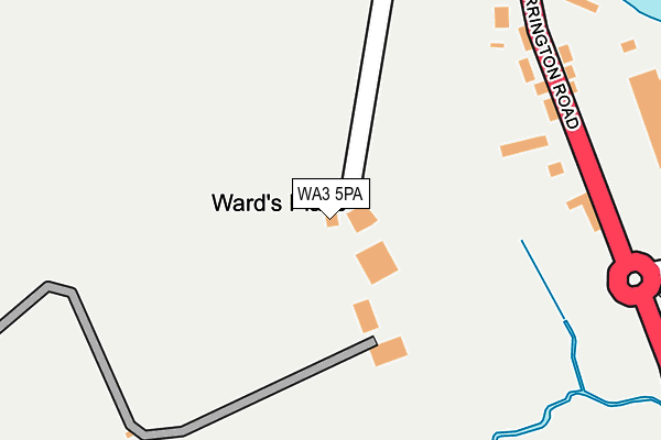WA3 5PA map - OS OpenMap – Local (Ordnance Survey) WA3 5PA map - OS OpenMap – Local (Ordnance Survey)