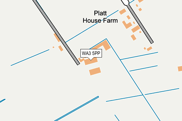 WA3 5PP map - OS OpenMap – Local (Ordnance Survey) WA3 5PP map - OS OpenMap – Local (Ordnance Survey)