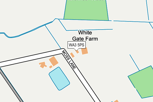 WA3 5PS map - OS OpenMap – Local (Ordnance Survey) WA3 5PS map - OS OpenMap – Local (Ordnance Survey)
