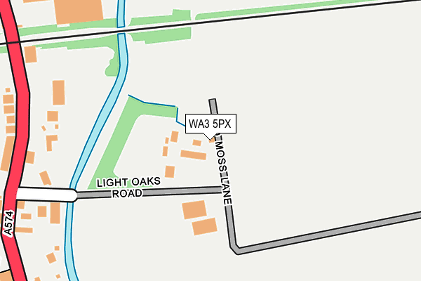 WA3 5PX map - OS OpenMap – Local (Ordnance Survey) WA3 5PX map - OS OpenMap – Local (Ordnance Survey)