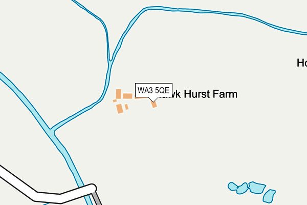 WA3 5QE map - OS OpenMap – Local (Ordnance Survey) WA3 5QE map - OS OpenMap – Local (Ordnance Survey)