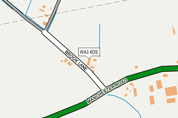 WA3 6DS map - OS OpenMap – Local (Ordnance Survey) WA3 6DS map - OS OpenMap – Local (Ordnance Survey)