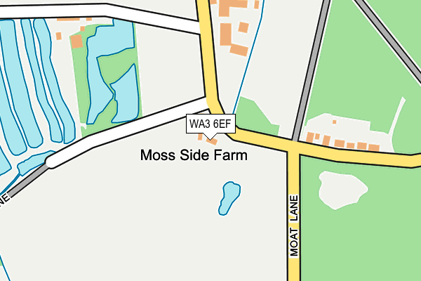 WA3 6EF map - OS OpenMap – Local (Ordnance Survey) WA3 6EF map - OS OpenMap – Local (Ordnance Survey)