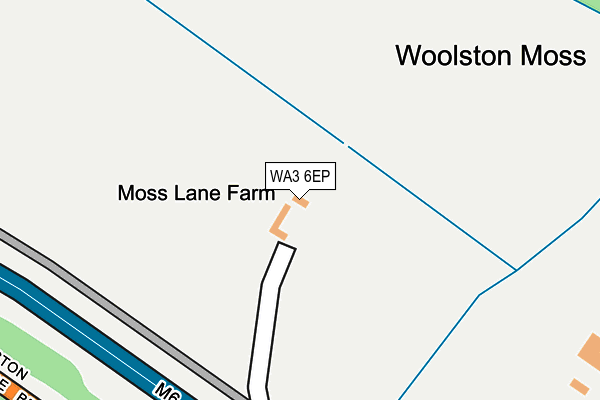 WA3 6EP map - OS OpenMap – Local (Ordnance Survey) WA3 6EP map - OS OpenMap – Local (Ordnance Survey)