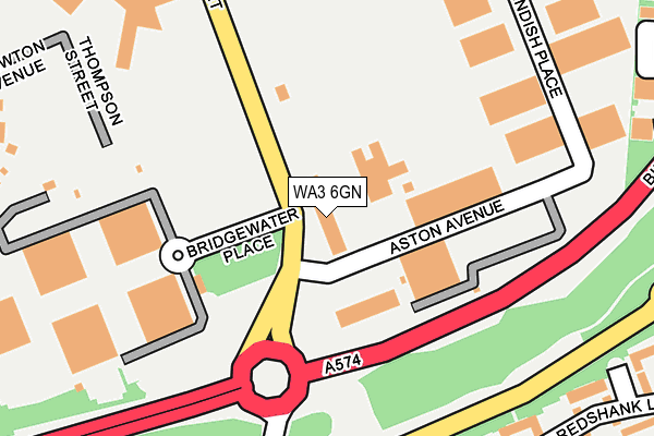 WA3 6GN map - OS OpenMap – Local (Ordnance Survey) WA3 6GN map - OS OpenMap – Local (Ordnance Survey)
