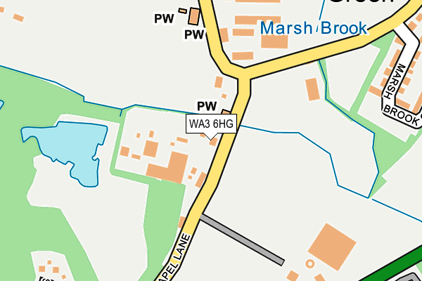 WA3 6HG map - OS OpenMap – Local (Ordnance Survey) WA3 6HG map - OS OpenMap – Local (Ordnance Survey)