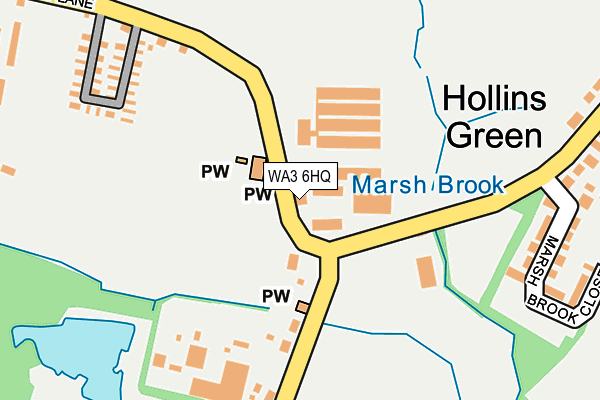 WA3 6HQ map - OS OpenMap – Local (Ordnance Survey) WA3 6HQ map - OS OpenMap – Local (Ordnance Survey)