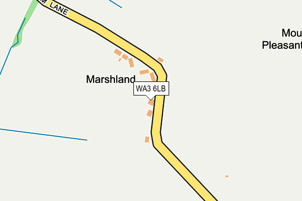 WA3 6LB map - OS OpenMap – Local (Ordnance Survey) WA3 6LB map - OS OpenMap – Local (Ordnance Survey)