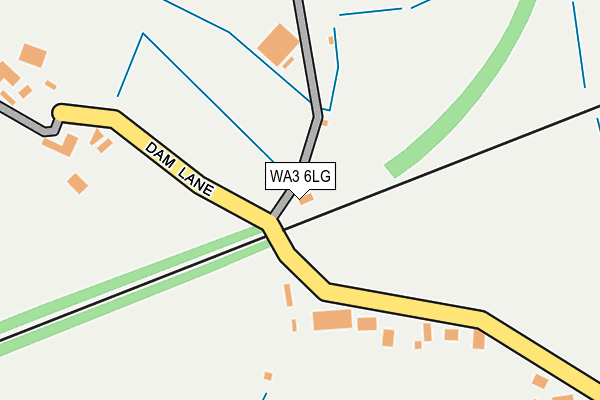 WA3 6LG map - OS OpenMap – Local (Ordnance Survey) WA3 6LG map - OS OpenMap – Local (Ordnance Survey)