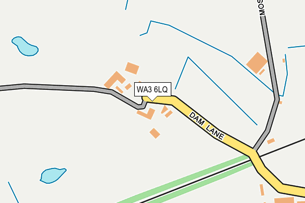 WA3 6LQ map - OS OpenMap – Local (Ordnance Survey) WA3 6LQ map - OS OpenMap – Local (Ordnance Survey)
