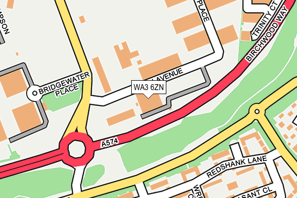 WA3 6ZN map - OS OpenMap – Local (Ordnance Survey) WA3 6ZN map - OS OpenMap – Local (Ordnance Survey)