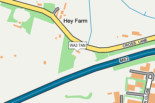 WA3 7AN map - OS OpenMap – Local (Ordnance Survey) WA3 7AN map - OS OpenMap – Local (Ordnance Survey)