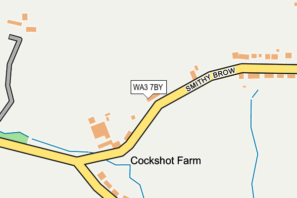 WA3 7BY map - OS OpenMap – Local (Ordnance Survey) WA3 7BY map - OS OpenMap – Local (Ordnance Survey)